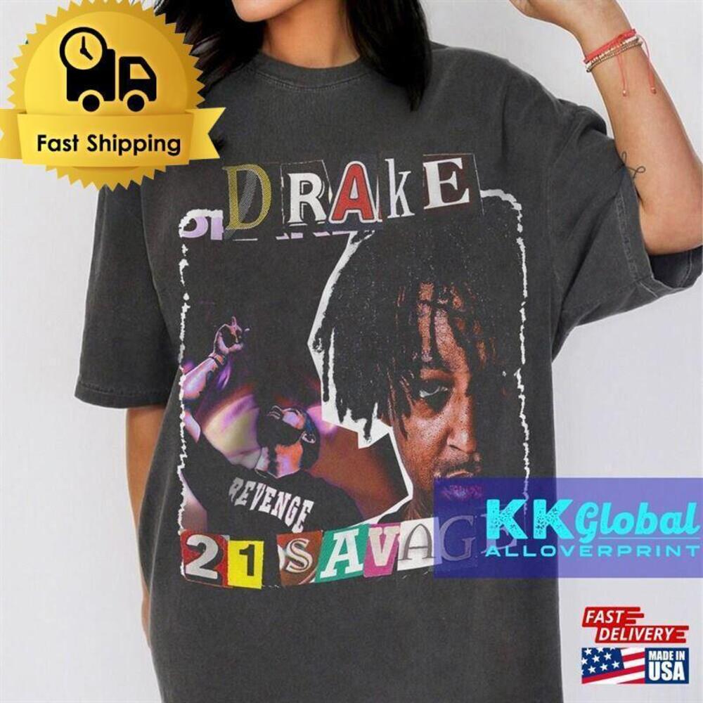 Retro Drake 21 Savage Tour Shirt Exclusive T-Shirt 0308Uns12 Unisex Classic